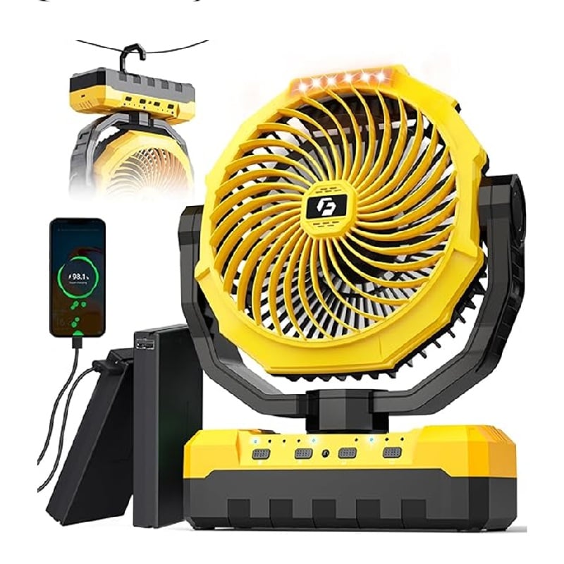 Ventilador Recargable De Campamento