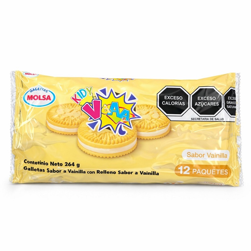 Galletas Kiddy VaiVai Relleno Vainilla