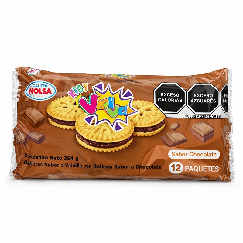 Galletas Kiddy VaiVai Relleno Chocolate