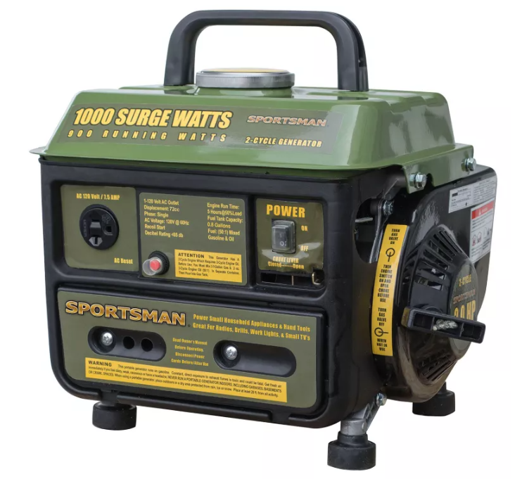 Generador Portátil Sportman 1000/900 Watts