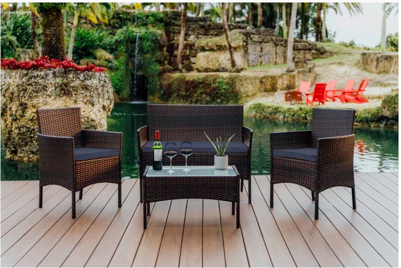 Set de Terraza para 4 Personas