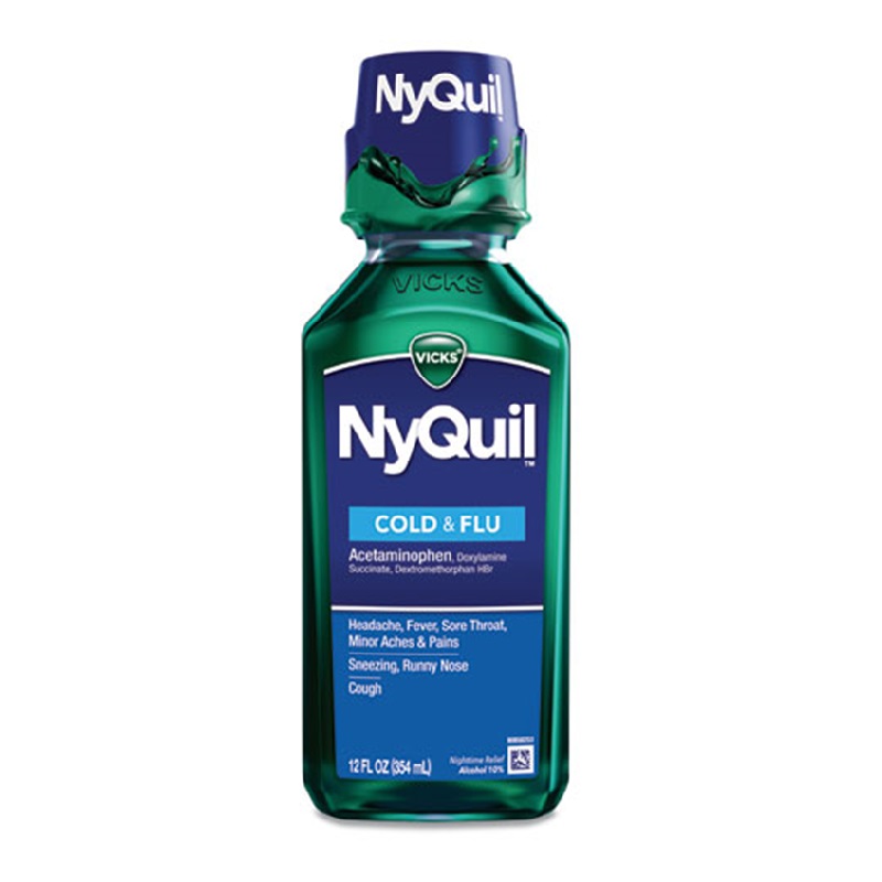 uba-alimentos-restaurantes-viajes-envios-medicina-cold-flu-vicks-nyquil-236-mililitros Cold & Flu Vicks NyQuil - Imagen 1